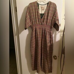 Ace & Jig Dani dress posie plaid